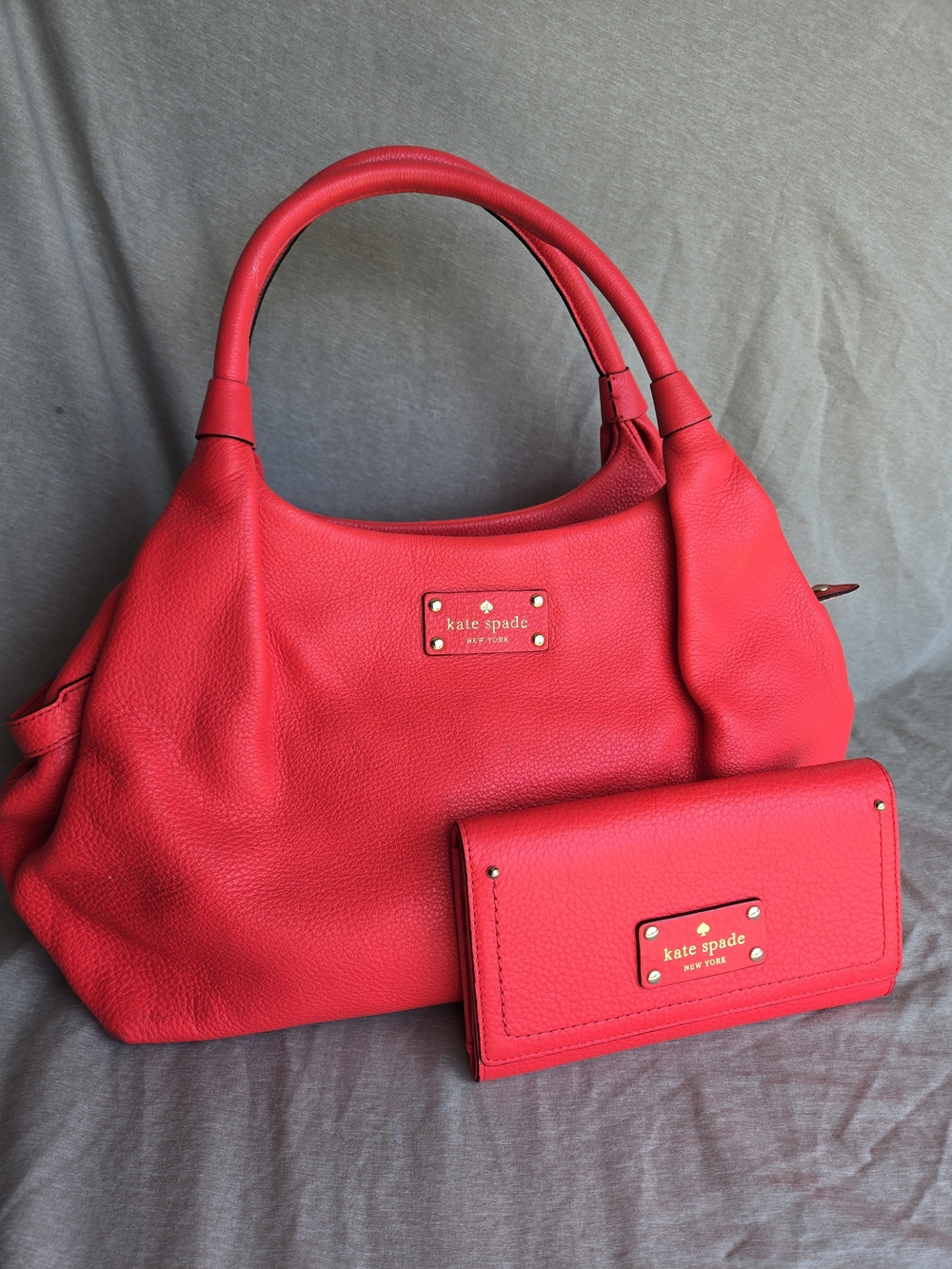 "Berkshire Road" Stevie Bag & Matching Wallet Set By Kate Spade